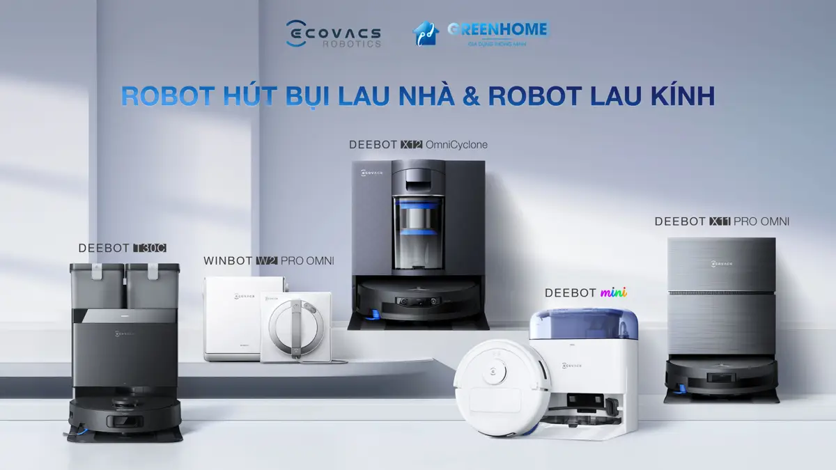Robot hút bụi lau nhà Ecovacs